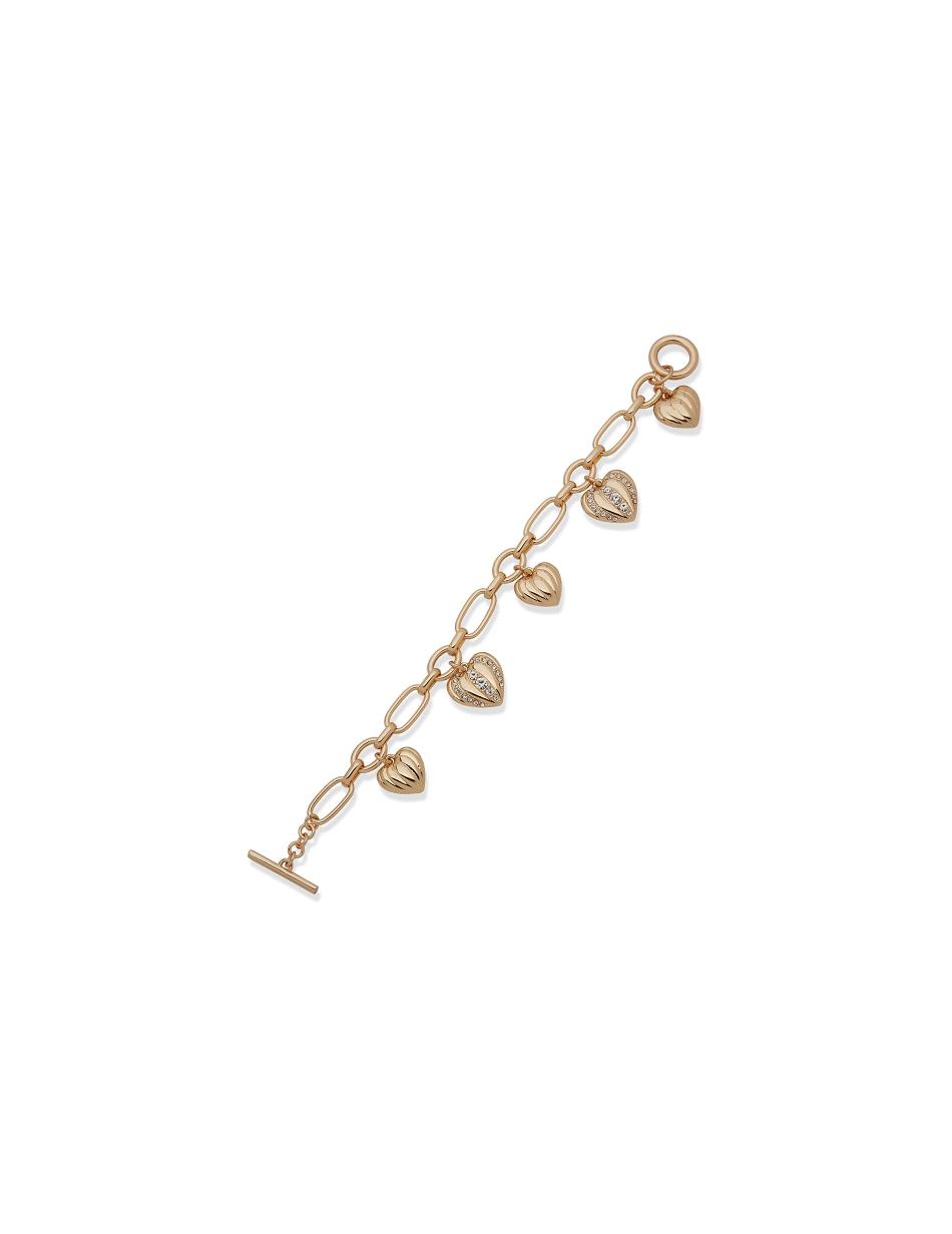 Bracelet Anne Klein Heart Charms Crystal   | KXS-7914247